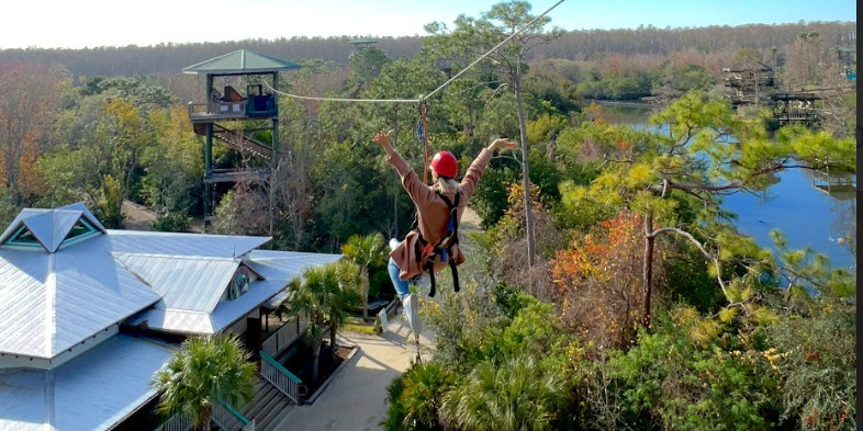Ziplining