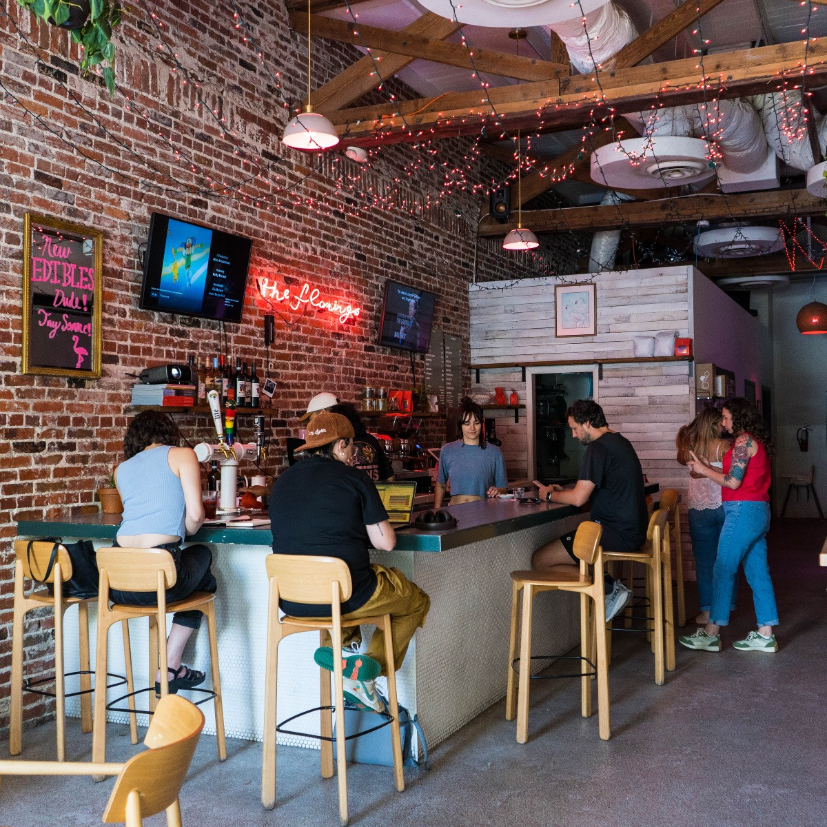flamingo coffee