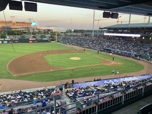 Jacksonville Jumbo Shrimp vs Nashville Sounds at Vystar Ballpark, Jacksonville – Minor League Baseball