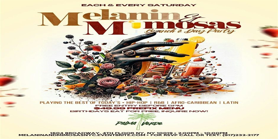 Melanin And Mimosas Brunch & Day Party At Harbor Rooftop NYC