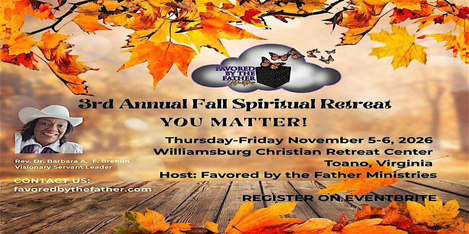 3rd Annual Fall Spiritual Retreat