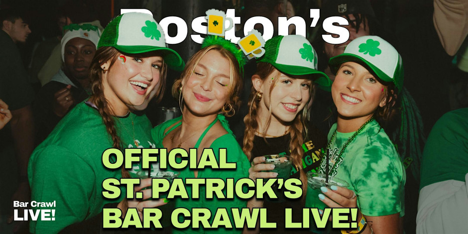 2027 Official Boston St Patricks Day Bar Crawl By Bar Crawl LIVE