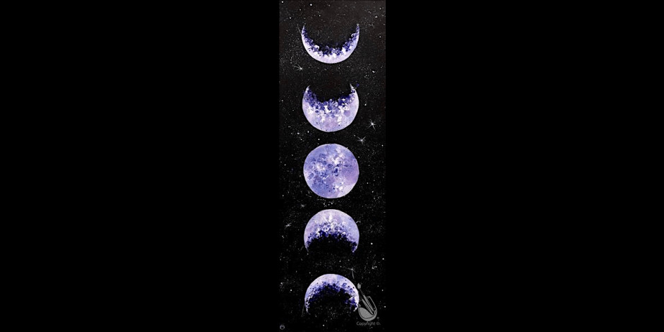 Lunar Romance Under Stars - Paint and Sip in Houston | Classpop!™ - UNATION