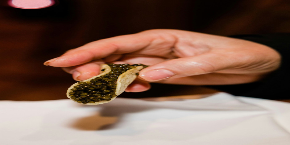 Bern's Steak House Champagne & Caviar Dinner