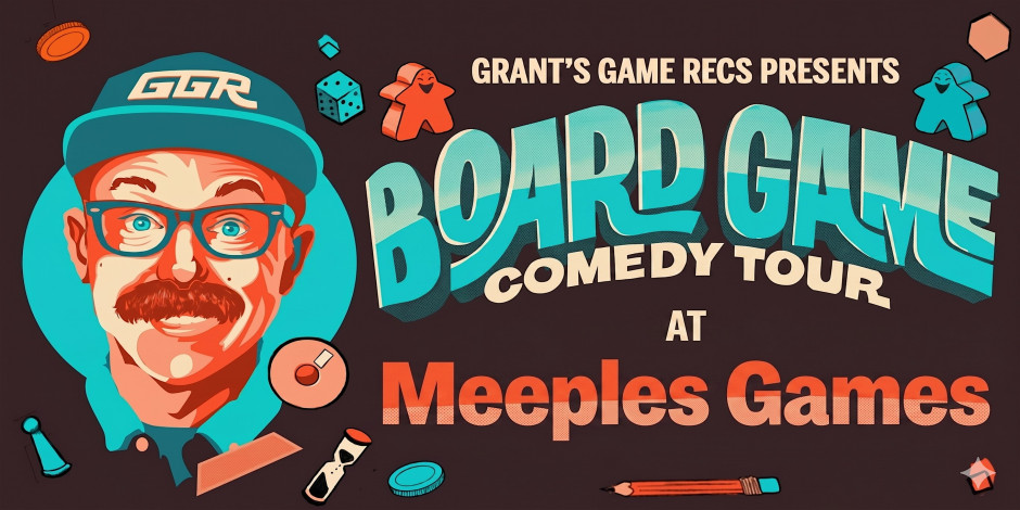 Board Game Comedy Night at Meeples Games