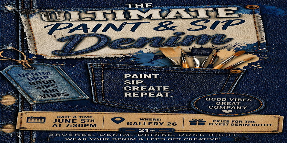The Ultimate Paint and Sip: DENIM!