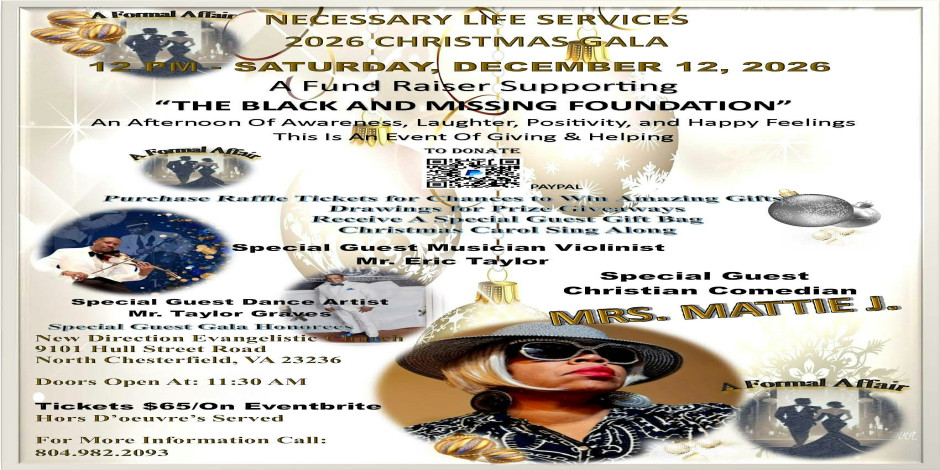 NLS Christmas Gala Fund Raiser Supporting "The Black & Missing Foundation"
