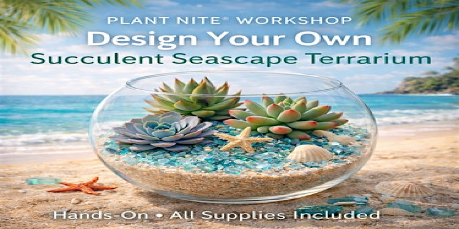Plant Nite: Make a Succulent Terrarium