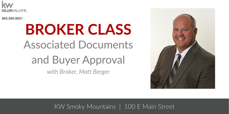 Associated Documents and Buyer Approval