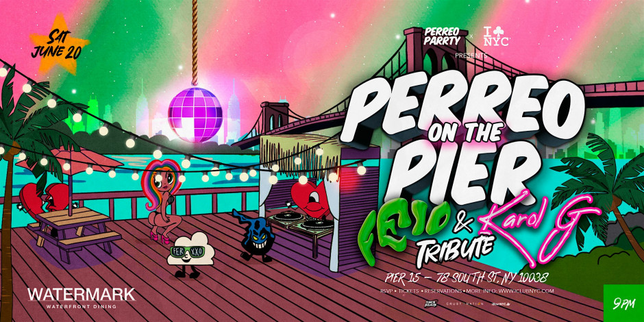 #1 FEID vs KAROL G Tribute - PERREO ON THE PIER - REGGAETON PARTY @ PIER 15