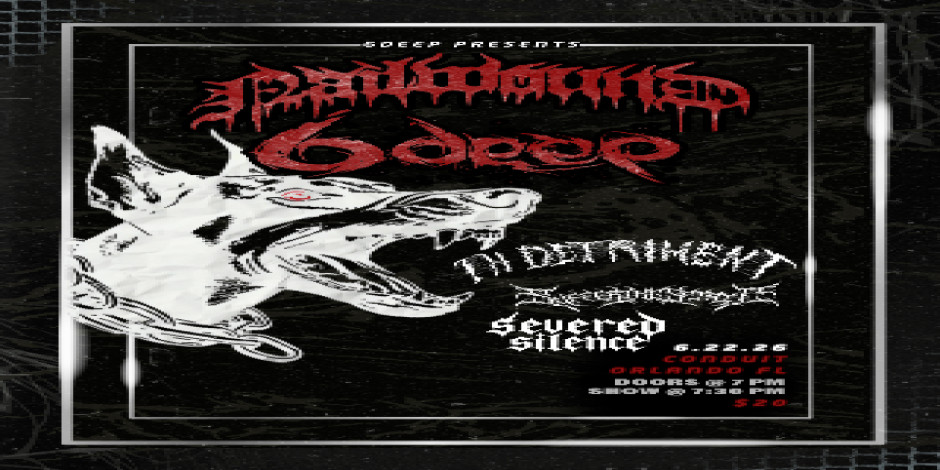 Nailwound, 6Deep, In Detriment, Suffering Spirit, and Severed Silence