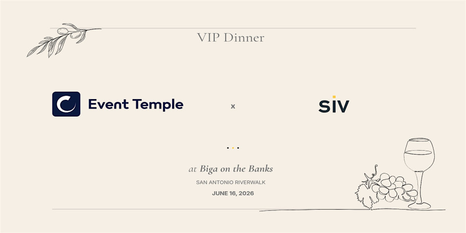 Event Temple x Siv VIP Dinner
