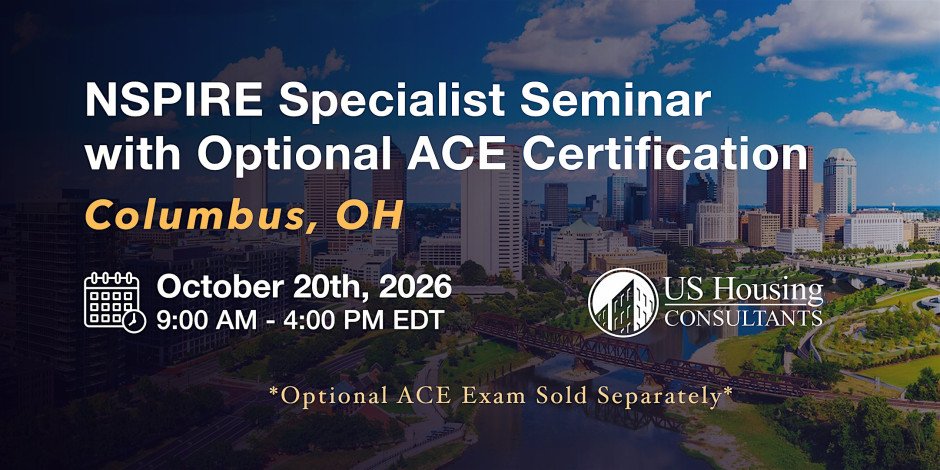 NSPIRE Specialist Seminar w/ Optional ACE Certification - Columbus, OH