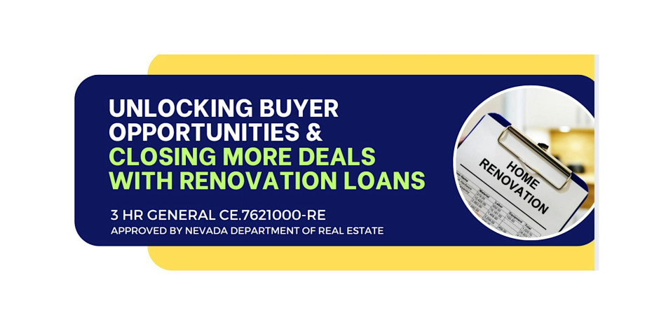 3HR CE Class Closing More Deals with Renovation Mortgages