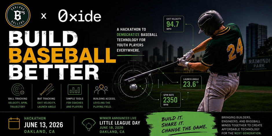 Ballers x Oxide: Baseball Technology Hackathon