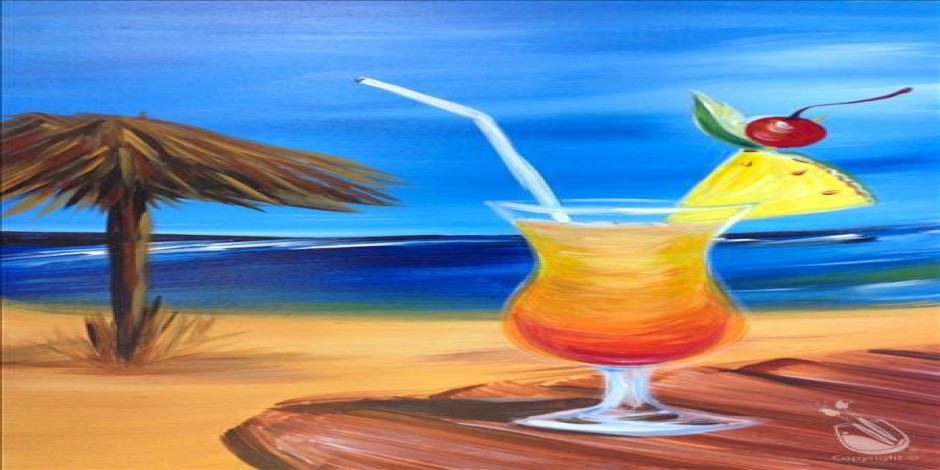 Hand Me The Sangria-Sip and Paint