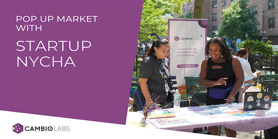 POPUP MARKET WITH STARTUP NYCHA I Entrepreneur & Product Showcase