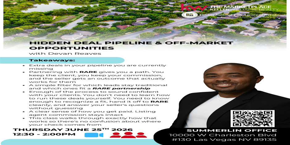 SUM: Hidden Deal Pipeline/ Off- Market Opportunities with Devan Reaves