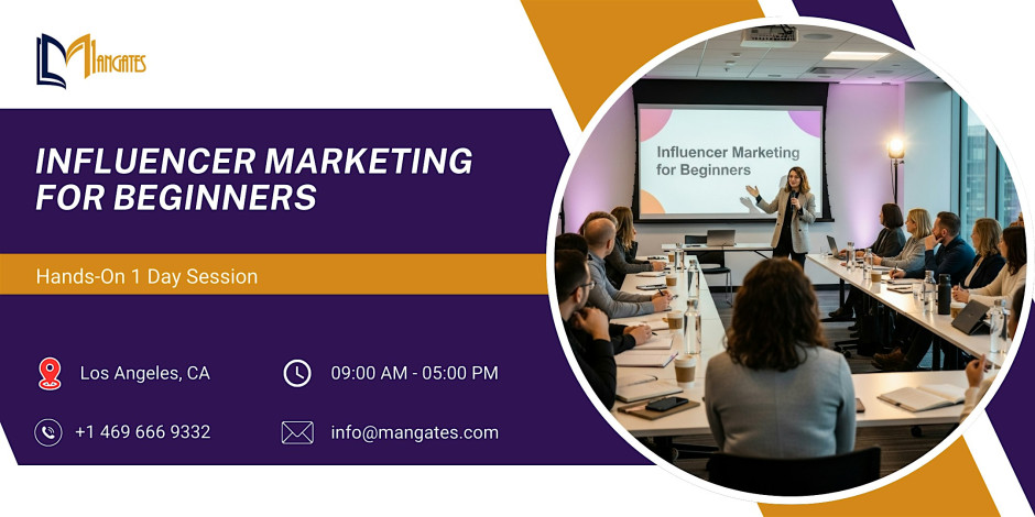 Influencer Marketing 101: Hands-On 1 Day Session in Los Angeles, CA