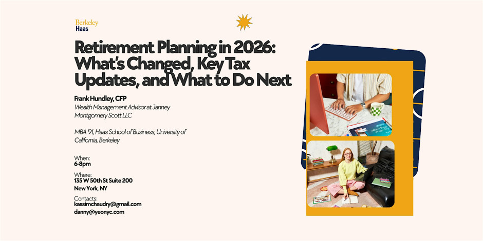 Retirement Planning in 2026 & Networking Reception