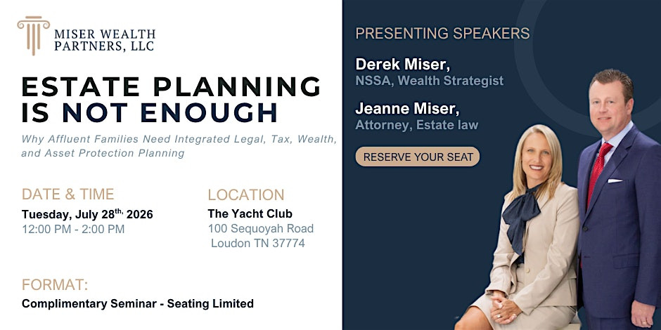 Estate Planning Is Not Enough