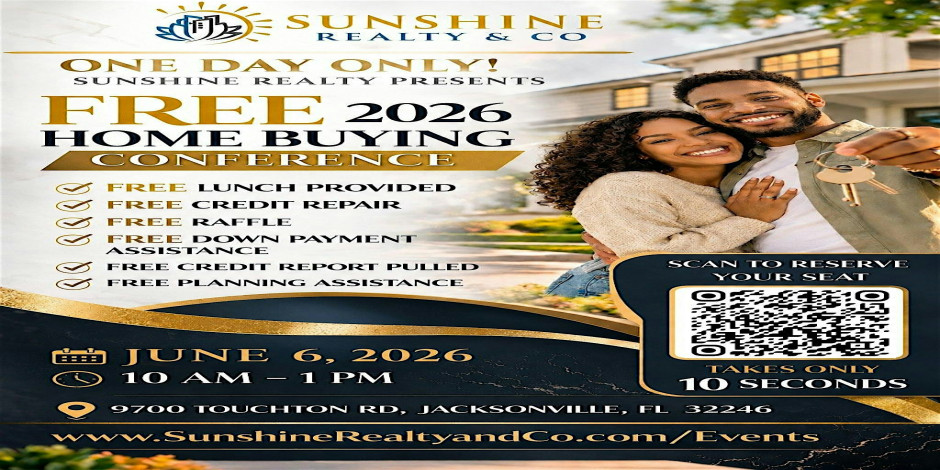 FREE 2026 Homebuyer Conference-Lunch, Credit Help & Down Payment Assistance