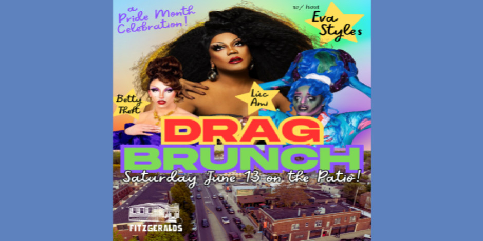 DRAG BRUNCH: A Pride Month Celebration! w/ host Eva Styles and special guests Betty Theft and Lúc Ami