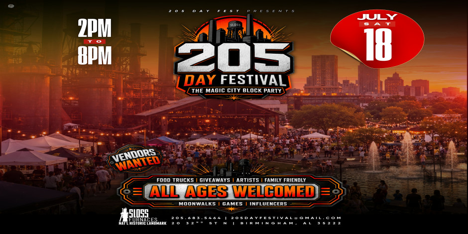 Alabama’s First 205 Day Festival