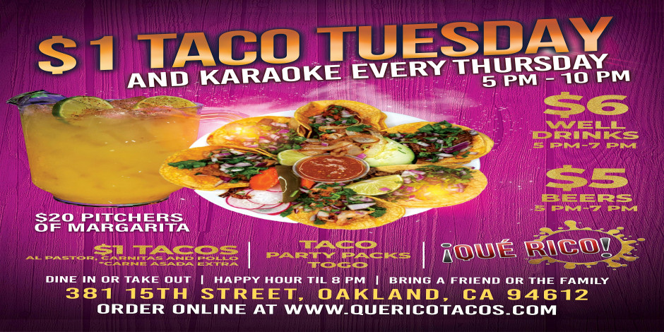 Pride Kick Off Happy Hour: $1 Tacos, Karaoke and Vibes