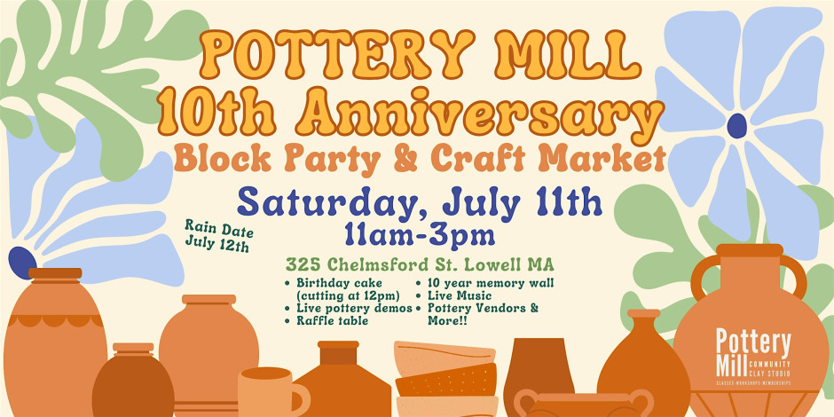 Pottery Mill Studio Block Party & Art Market