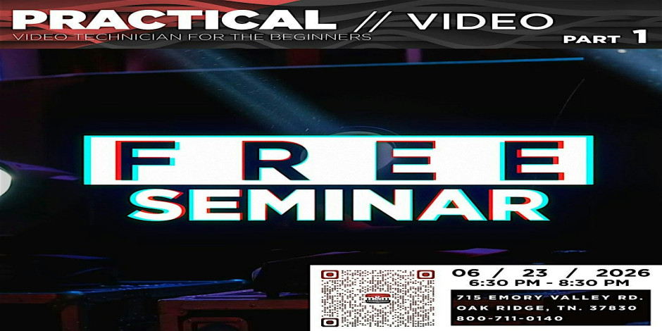 Practical Video - Video Technician for the Beginners P1