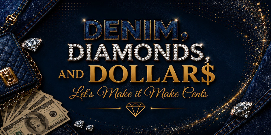 Denim, Diamonds and Dollar$ - Let's make it make cents!