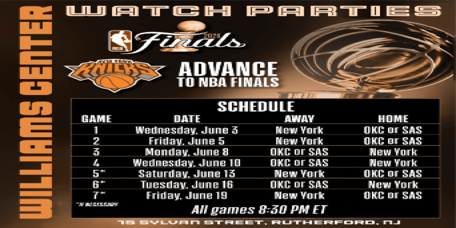 NBA Finals Game #7 FREE Knicks Watch Party