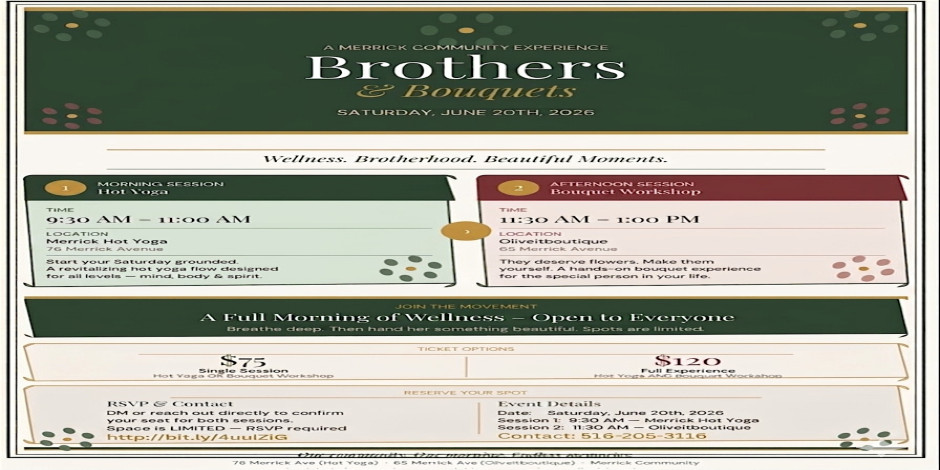 Brothers and bouquets