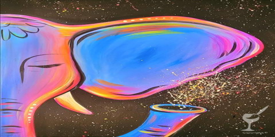 Art in the Afternoon: Family Fun! Glow Elephant