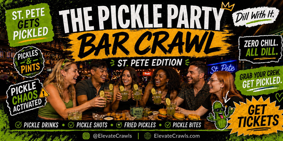 The Pickle Party Bar Crawl - St Pete