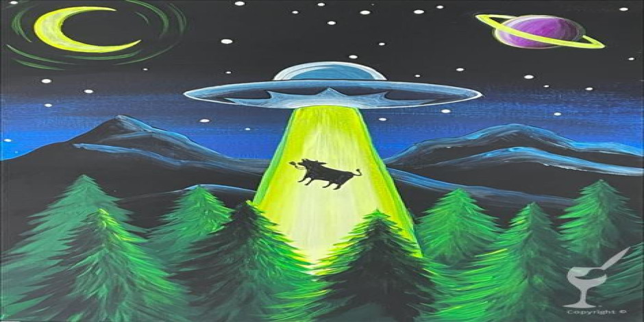 Alien aMoosement * Glow Paint*