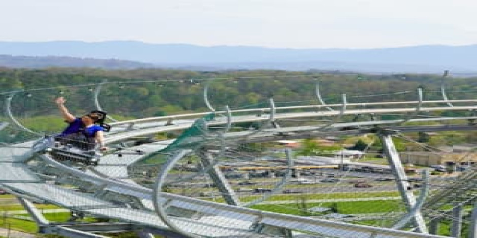The Wild Stallion Mountain Coaster at SkyLand Ranch