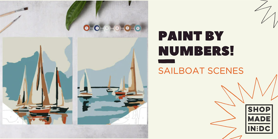 Paint by Numbers: Sailboat Scenes