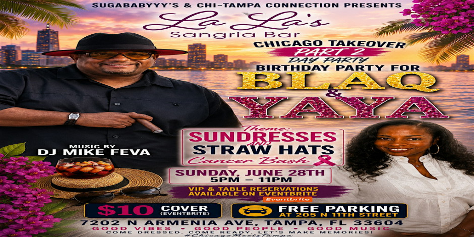 CHICAGO TAKEOVER PART 2 - SUNDRESSES AND STRAW HATS CANCER BASH