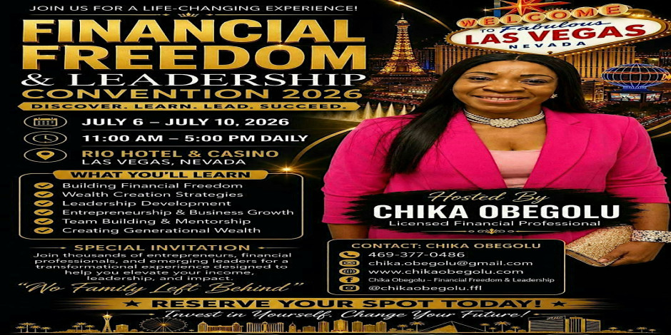FINANCIAL FREEDOM & LEADERSHIP CONVENTION with CHIKA OBEGOLU