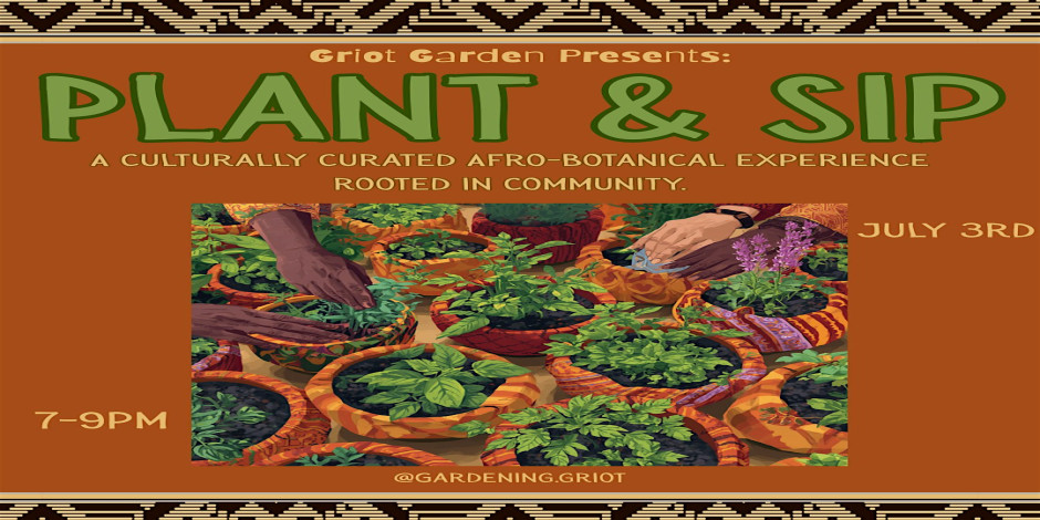 Plant & Sip: Fabric decoupage herb gardens