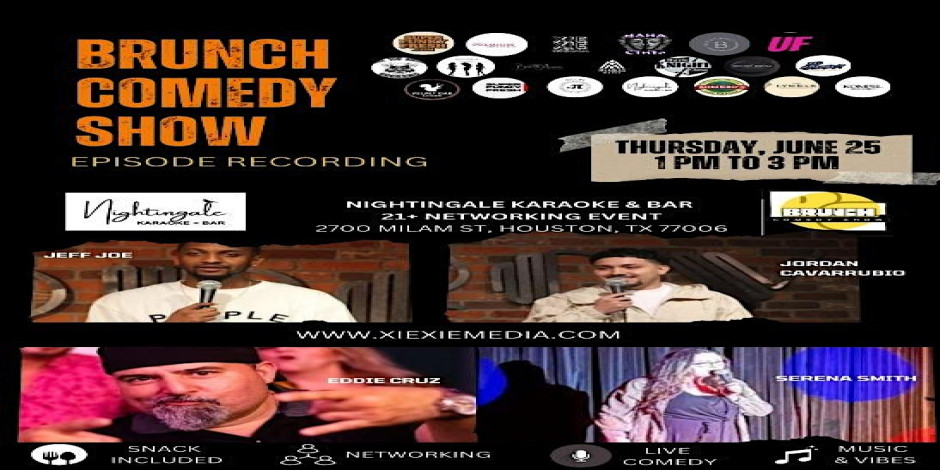 Brunch Comedy Show Recording @ The Nightingale - 21+ Networking Event