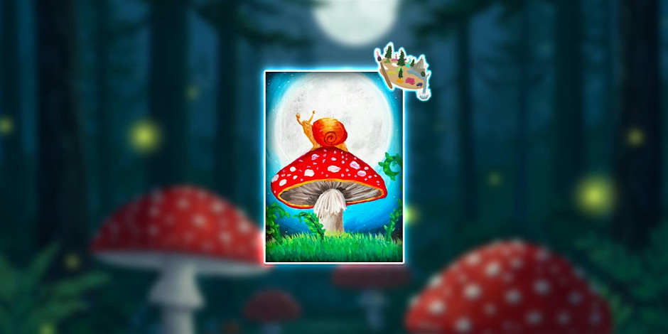 Moonlit Snail Paint-n-Sip