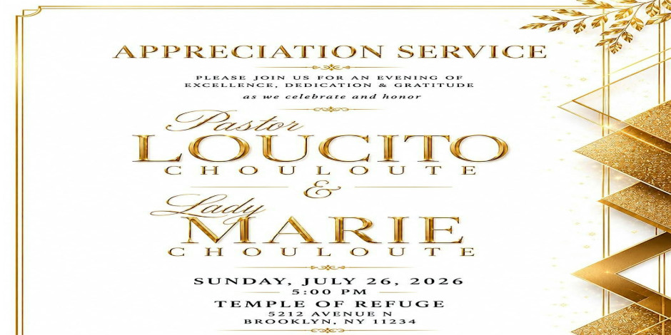 APPRECIATION DINNER CELEBRATION