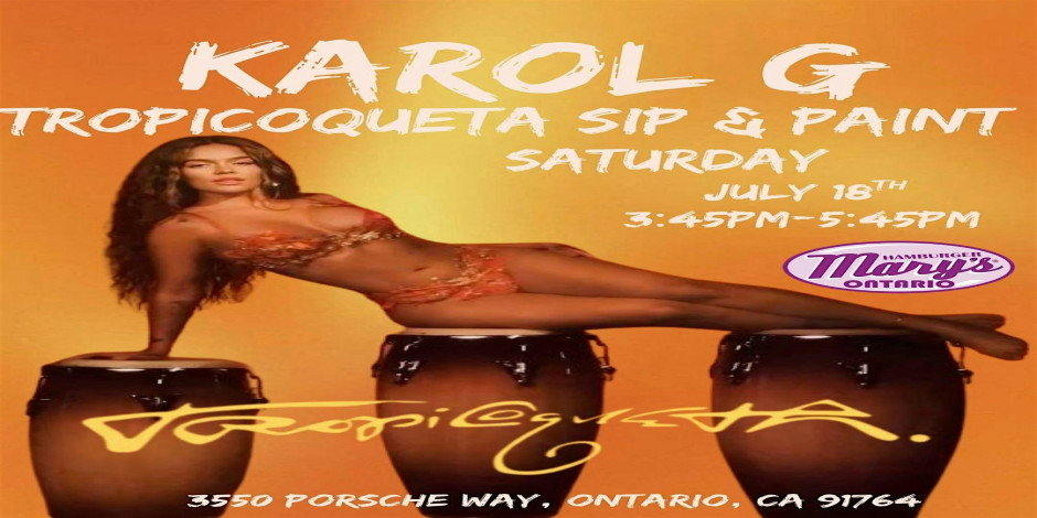 Karol G Tropicoqueta Sip & Paint