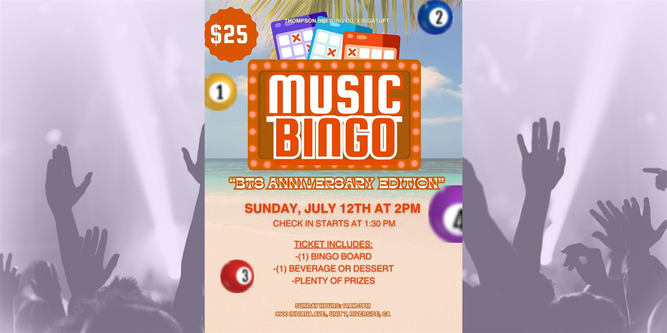 Music Bingo: BTS Anniversary Edition