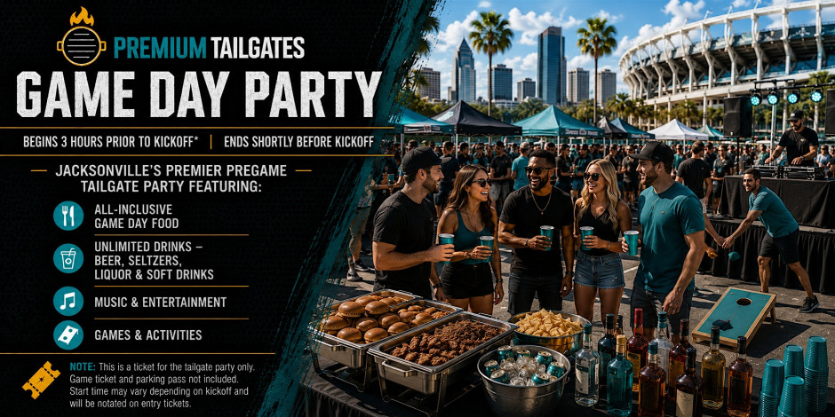 Premium Tailgate Party: Jacksonville Jaguars vs. Tennessee Titans