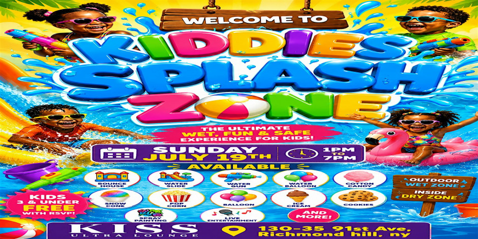 WELCOME TO KIDDIES SPLASH ZONE