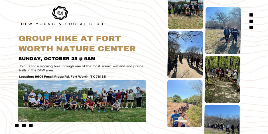Group Hike at Fort Worth Nature Center | Crosstimbers Trail